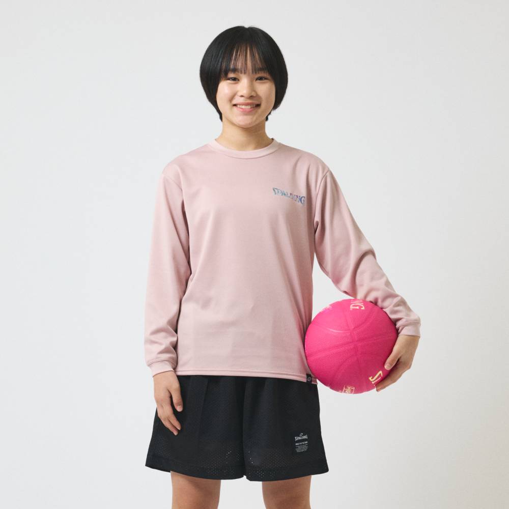 ジュニア ロングスリーブ Tシャツ ホログラム ワードマーク SJT26148【5カラー展開】