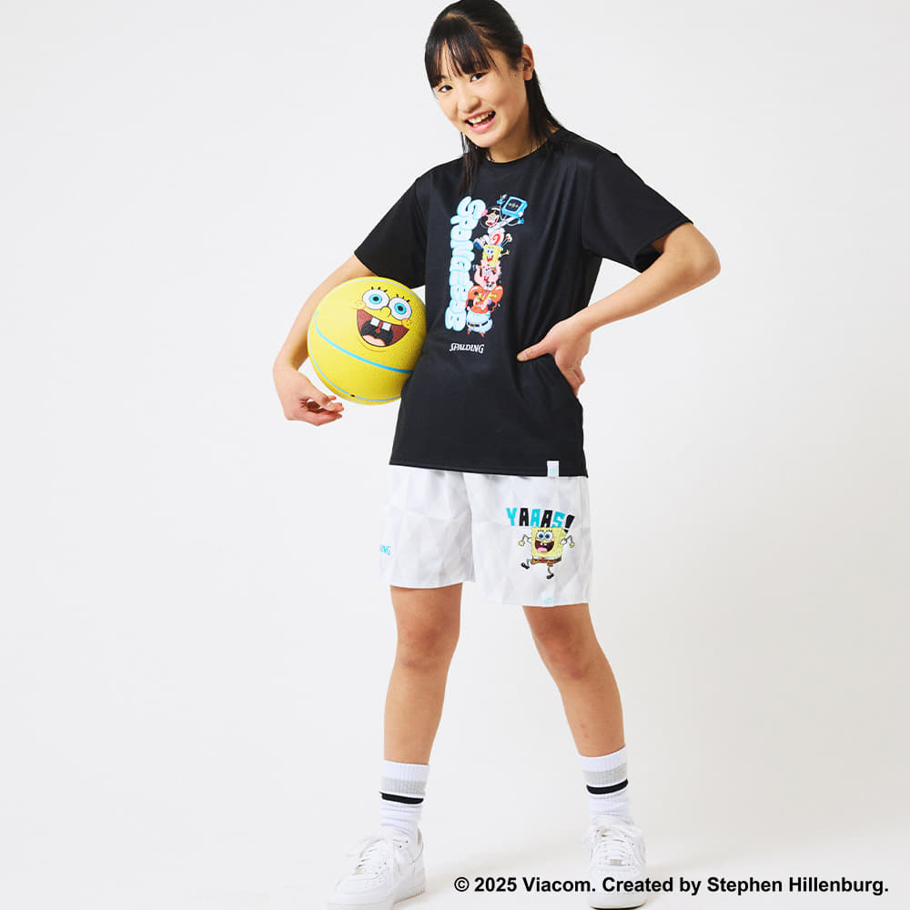 ジュニア プラクティスパンツ スポンジ・ボブ フレーズ SJP25179S【3カラー展開】