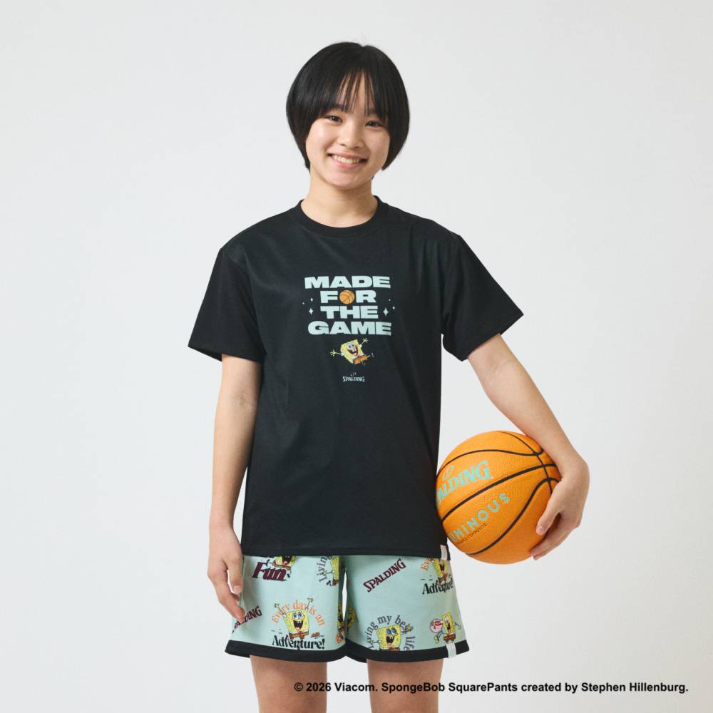 【6/26(金)発売】ジュニア Tシャツ スポンジ・ボブ マイ フェイバリット シングス MFTG SJT26150S【3カラー展開】