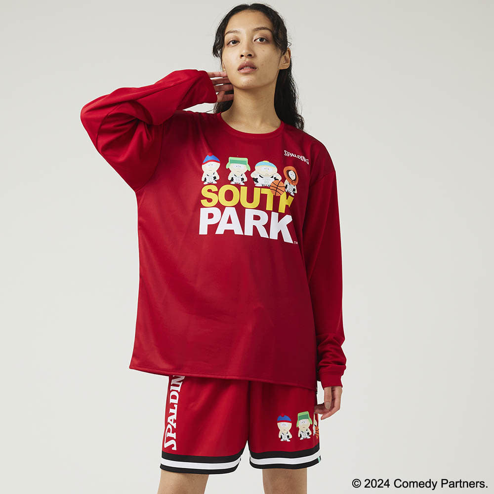 ロングスリーブTシャツ サウスパーク バスケットボール SMT24151SP【4カラー展開】