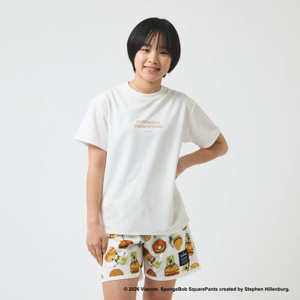 【6/26(金)発売】ジュニア Tシャツ スポンジ･ボブ プリティ パティーズ ルール SJT26152S【3カラー展開】