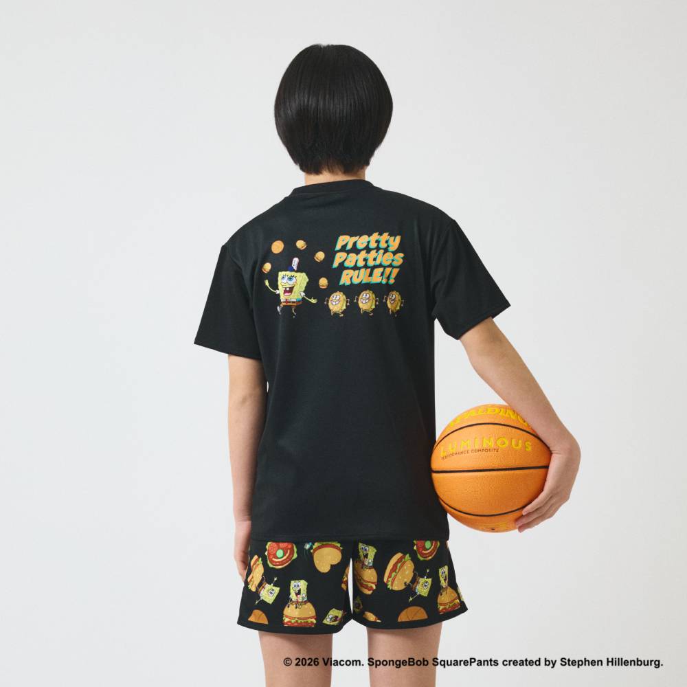 【6/26(金)発売】ジュニア Tシャツ スポンジ･ボブ プリティ パティーズ ルール SJT26152S【3カラー展開】