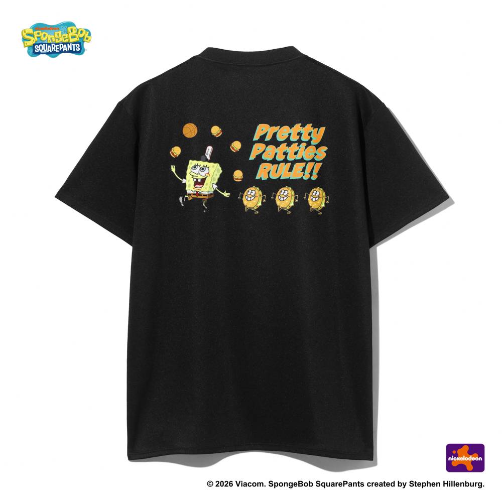 【6/26(金)発売】ジュニア Tシャツ スポンジ･ボブ プリティ パティーズ ルール SJT26152S【3カラー展開】
