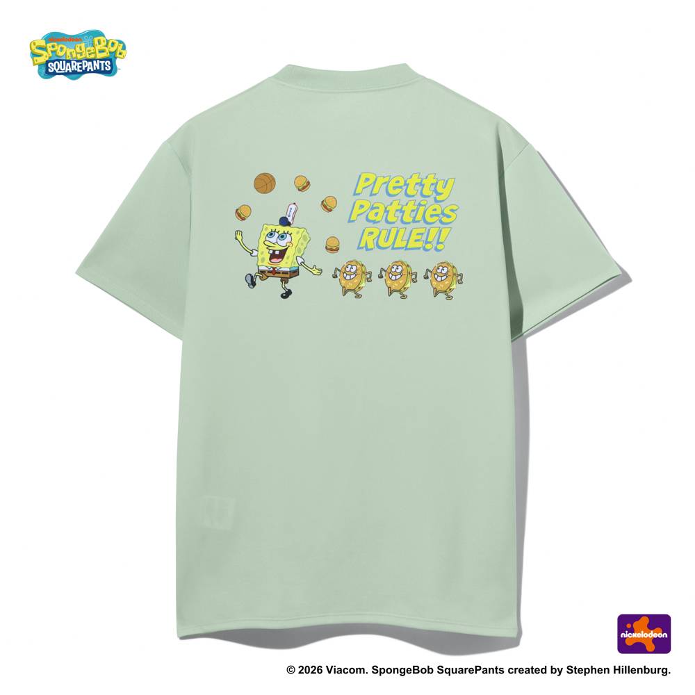 【6/26(金)発売】ジュニア Tシャツ スポンジ･ボブ プリティ パティーズ ルール SJT26152S【3カラー展開】