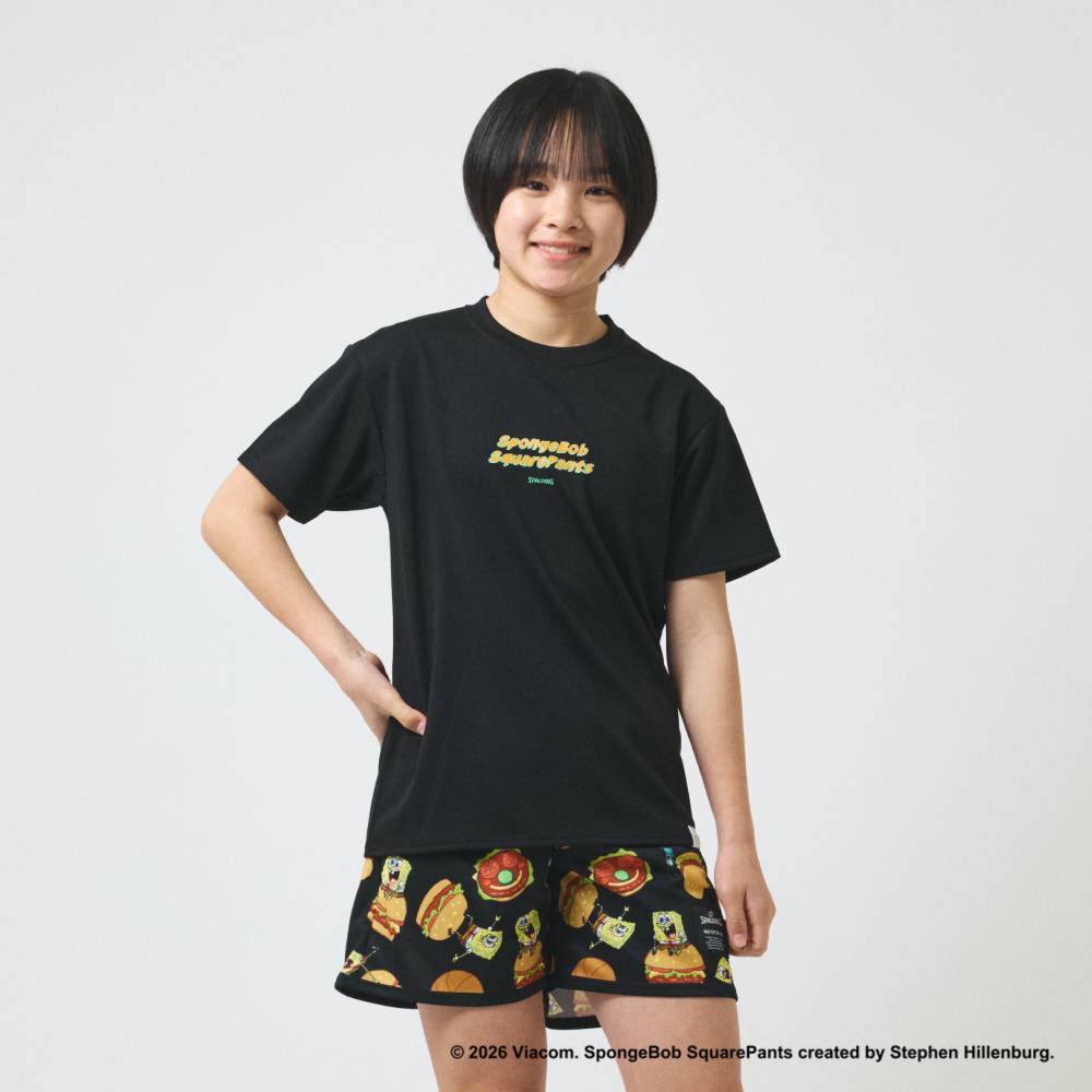 【6/26(金)発売】ジュニア Tシャツ スポンジ･ボブ プリティ パティーズ ルール SJT26152S【3カラー展開】