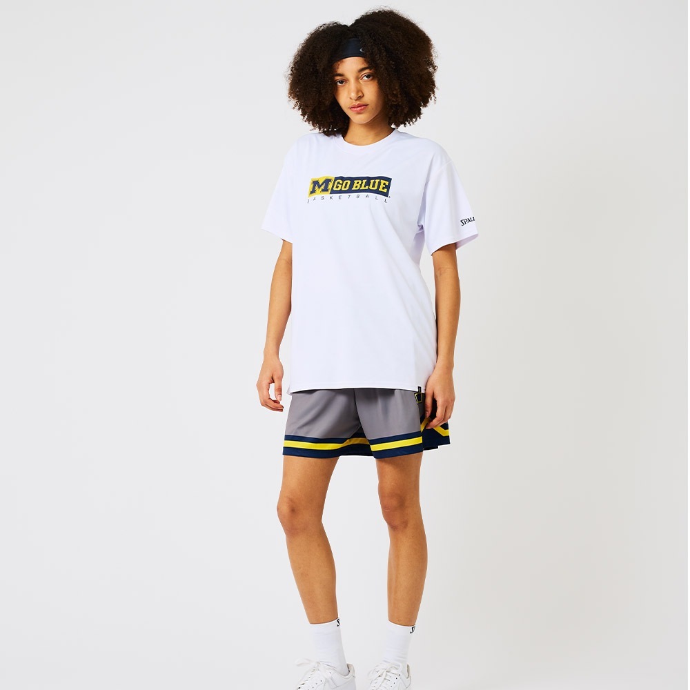 Tシャツ ミシガン M ゴーブルー バスケットボール SMT25024M【3カラー展開】
