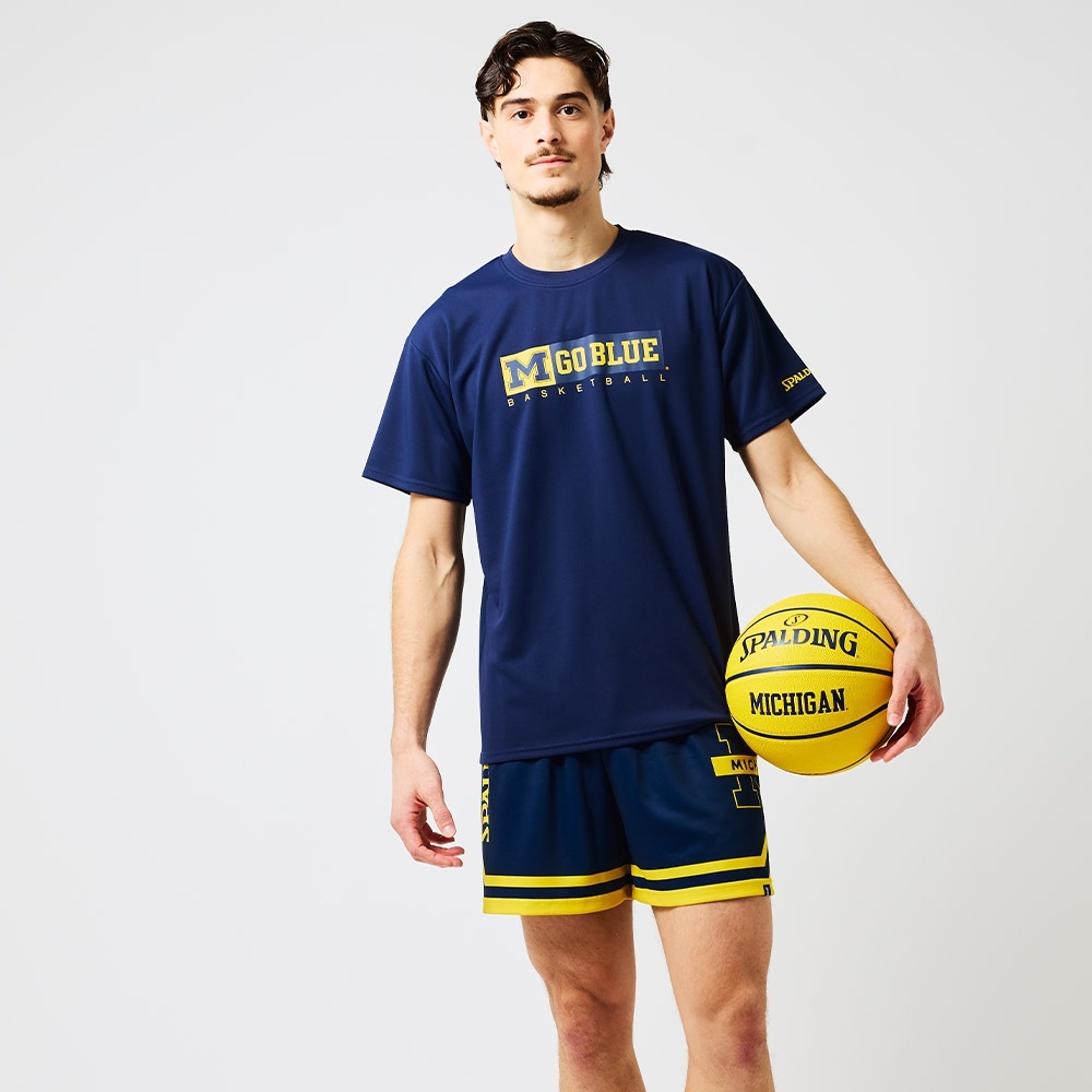 Tシャツ ミシガン M ゴーブルー バスケットボール SMT25024M【3カラー展開】