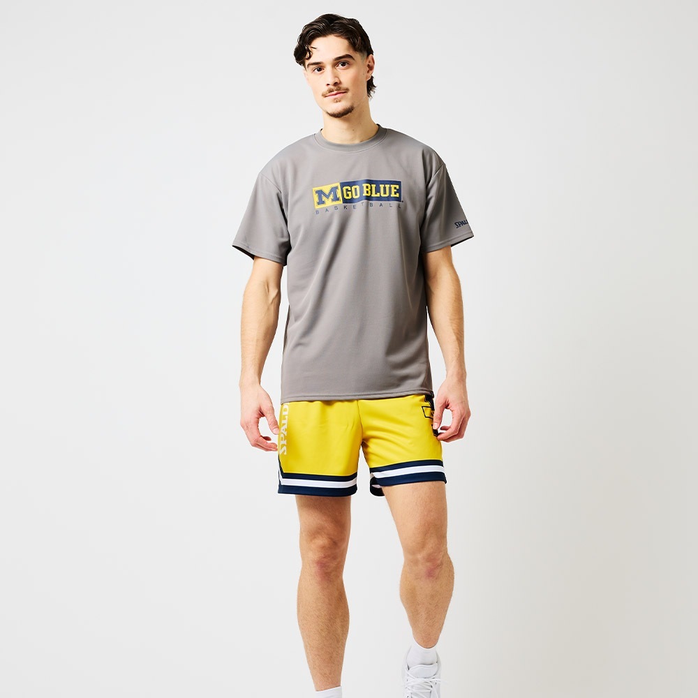 Tシャツ ミシガン M ゴーブルー バスケットボール SMT25024M【3カラー展開】