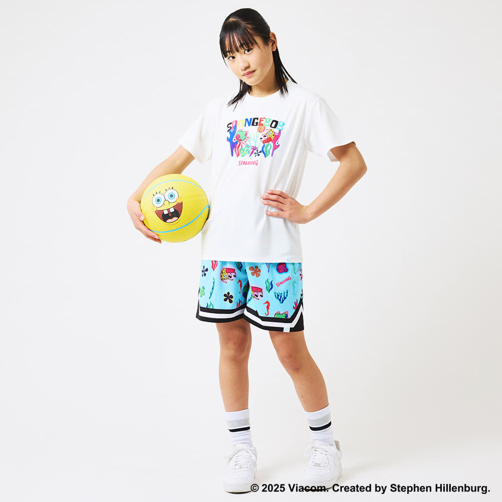 ジュニア Tシャツ スポンジボブ アンダーザシー SJT25182S【3カラー展開】