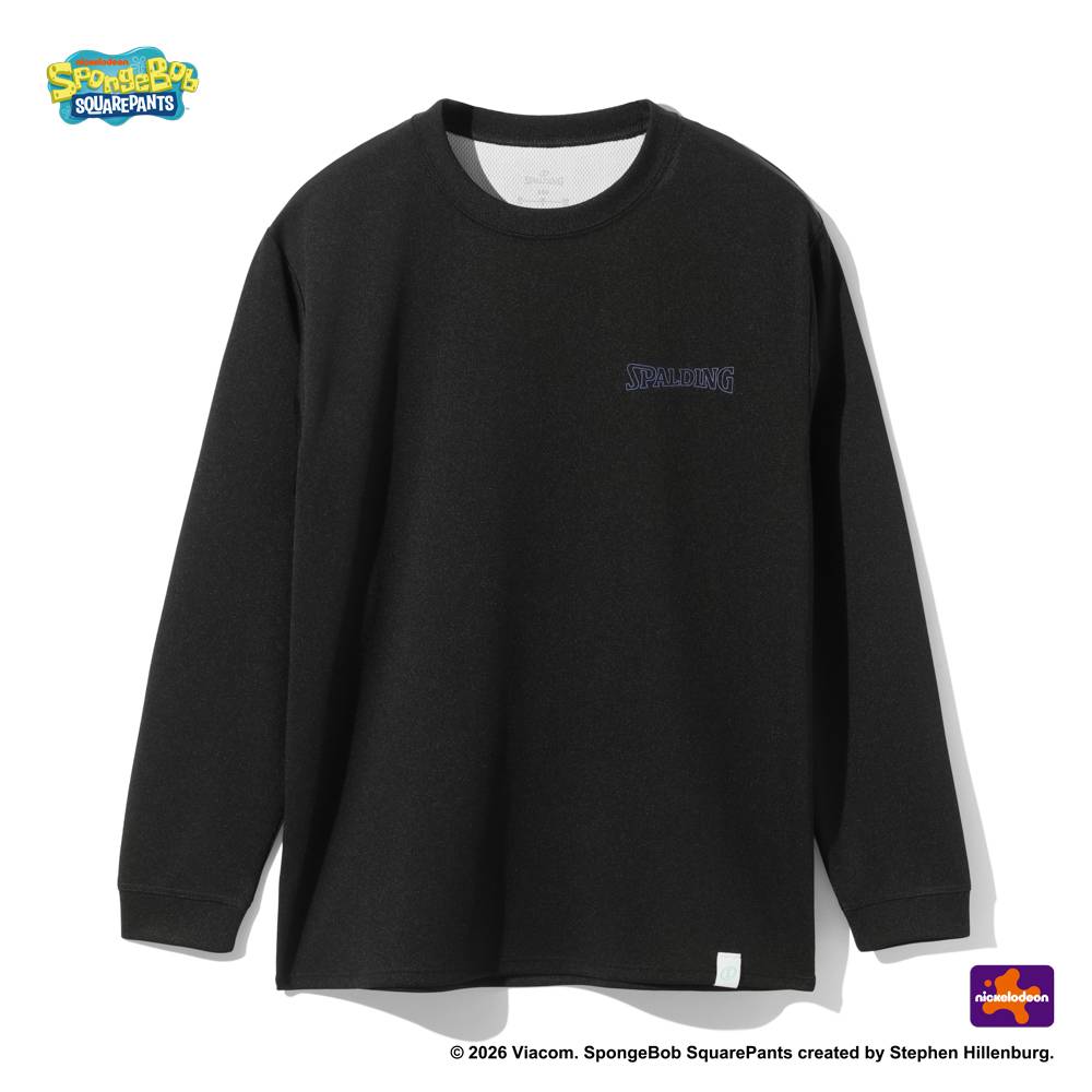 ジュニア ロングスリーブTシャツ スポンジ・ボブ チル SJT26156S【3カラー展開】