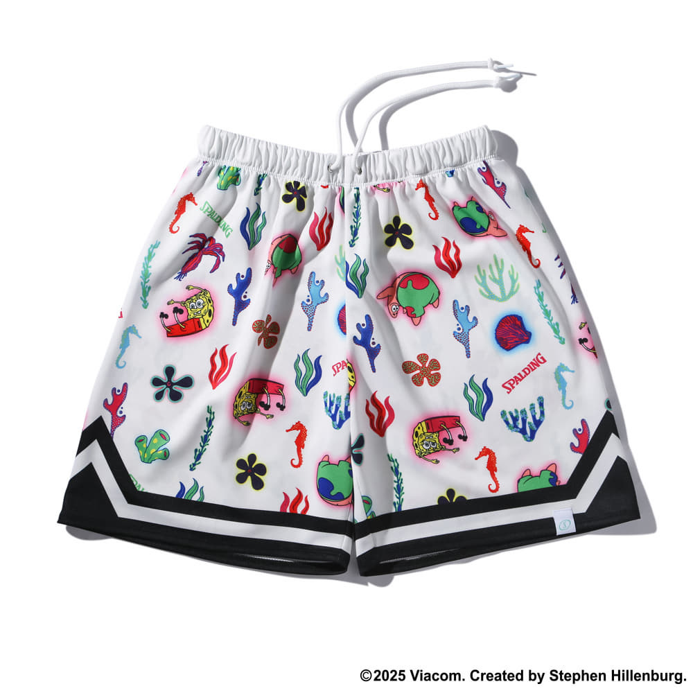 ジュニア ジャージーショーツ スポンジボブ アンダーザシー SJP25183S【3カラー展開】