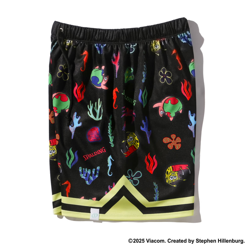 ジュニア ジャージーショーツ スポンジボブ アンダーザシー SJP25183S【3カラー展開】