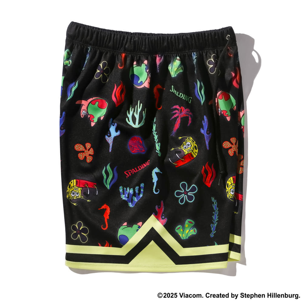 ジュニア ジャージーショーツ スポンジボブ アンダーザシー SJP25183S【3カラー展開】