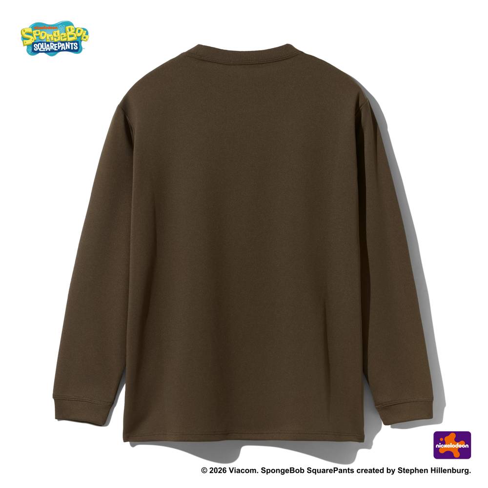 ジュニア ロングスリーブTシャツ スポンジ・ボブ ビッグフェイス キャラクターズ SJT26157S【3カラー展開】