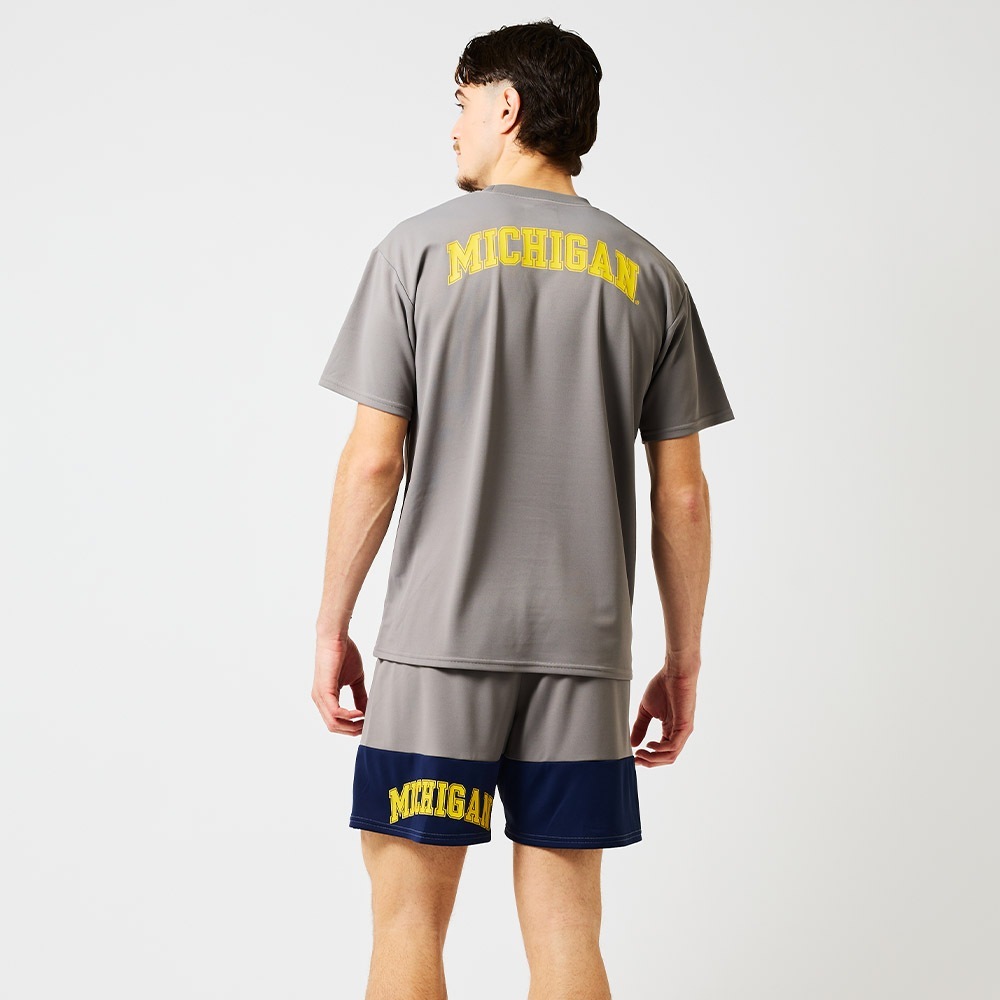 Tシャツ ミシガン アーチ ロゴ バック SMT25026M【3カラー展開】