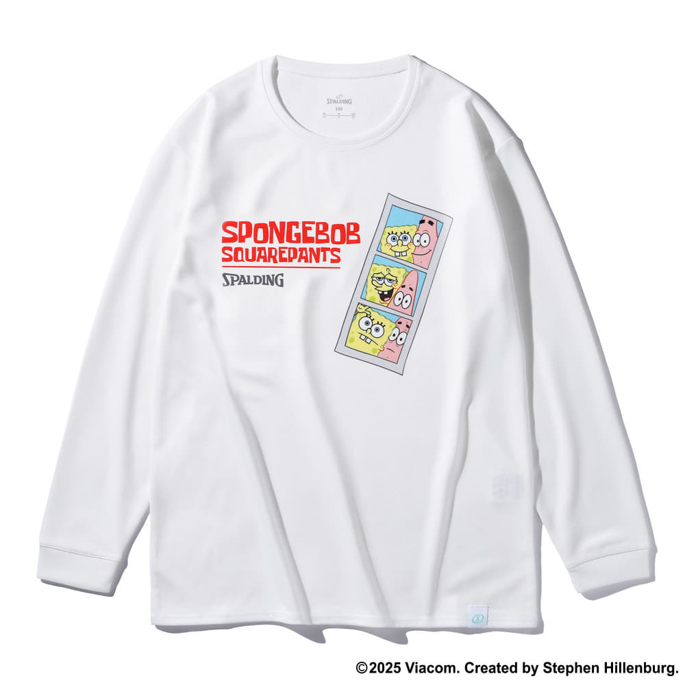 ジュニア ロングスリーブTシャツ スポンジ・ボブ フォト SJT25184S【3カラー展開】