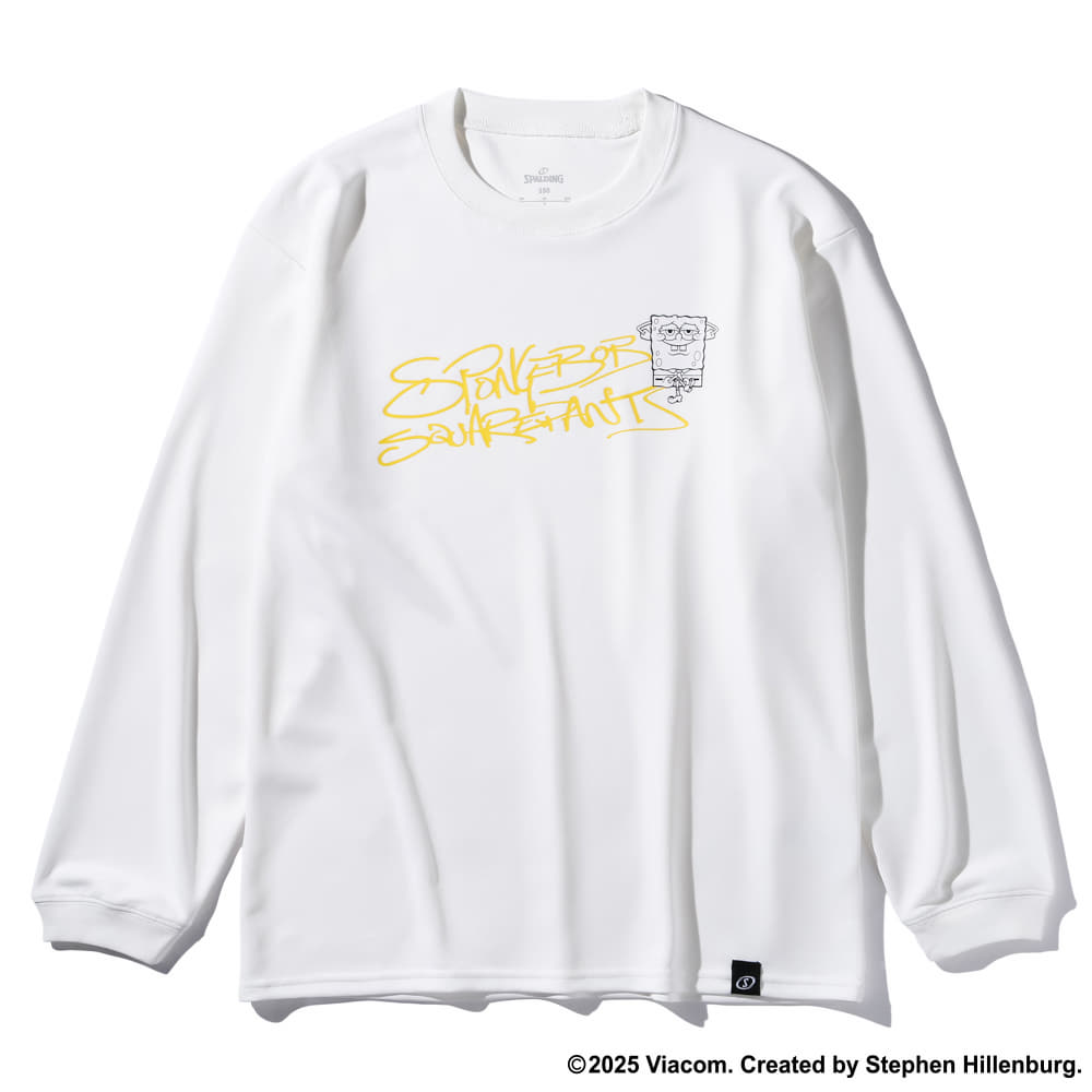 ジュニア ロングスリーブTシャツ スポンジ・ボブ グラフィティ SJT25186S【4カラー展開】