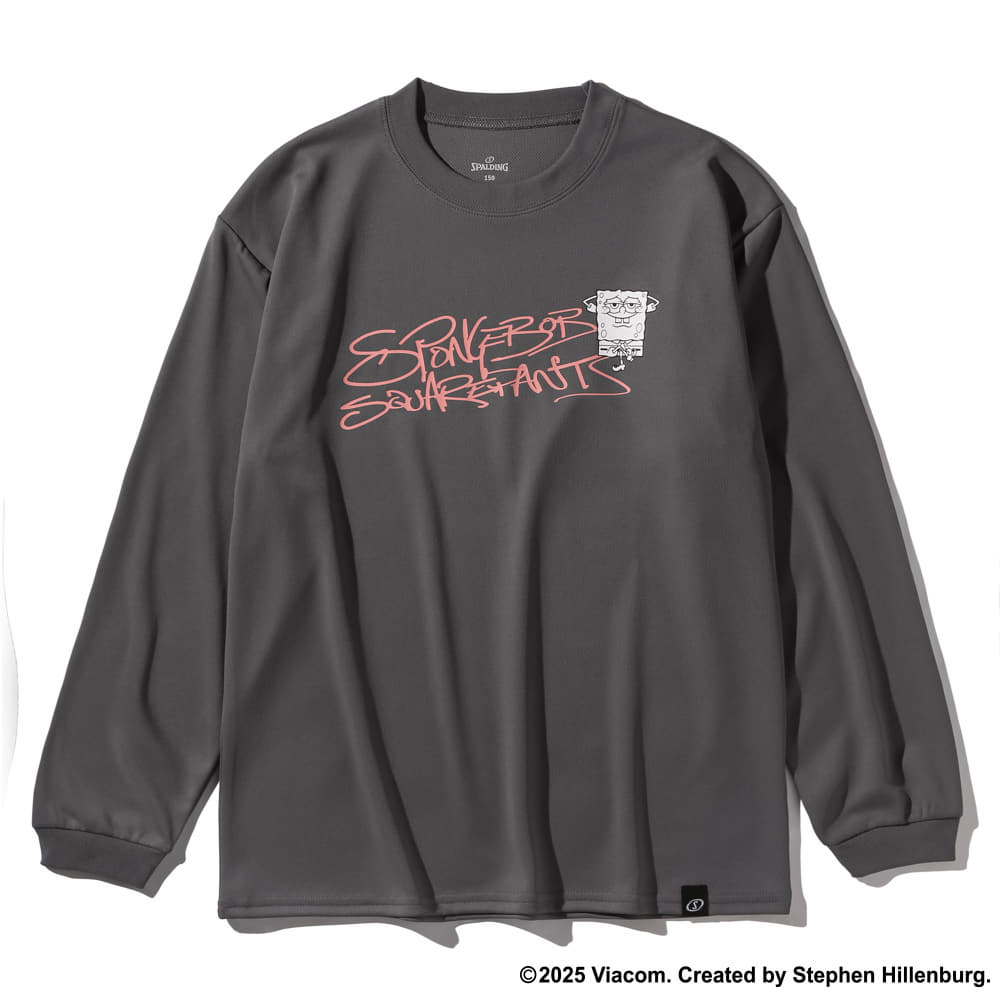ジュニア ロングスリーブTシャツ スポンジ・ボブ グラフィティ SJT25186S【4カラー展開】