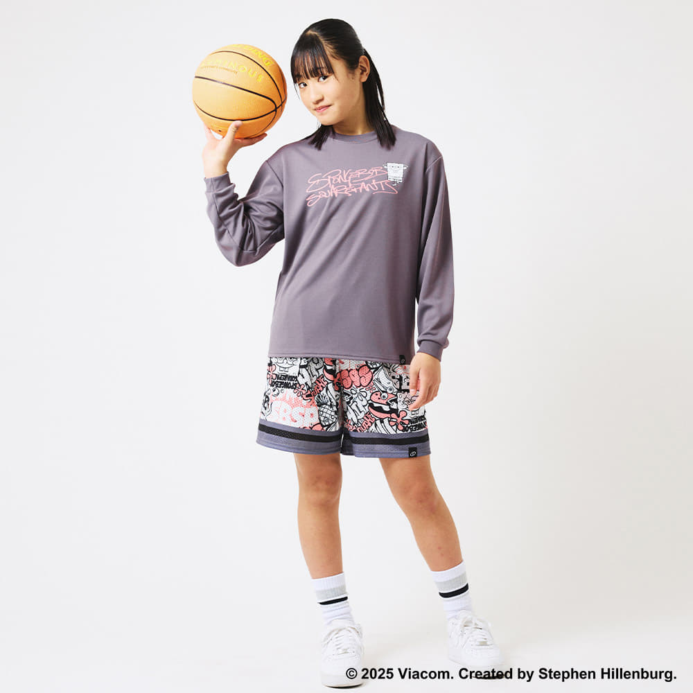 ジュニア ジャージーショーツ スポンジ・ボブ グラフィティ SJP25187S【4カラー展開】