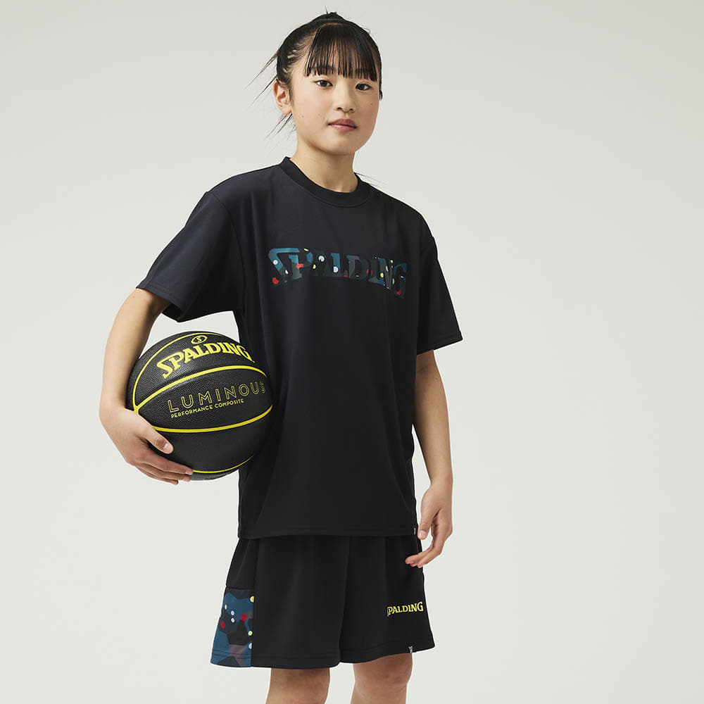 ジュニアTシャツ ポルカドット カモ ロゴ SJT24159【3カラー展開】