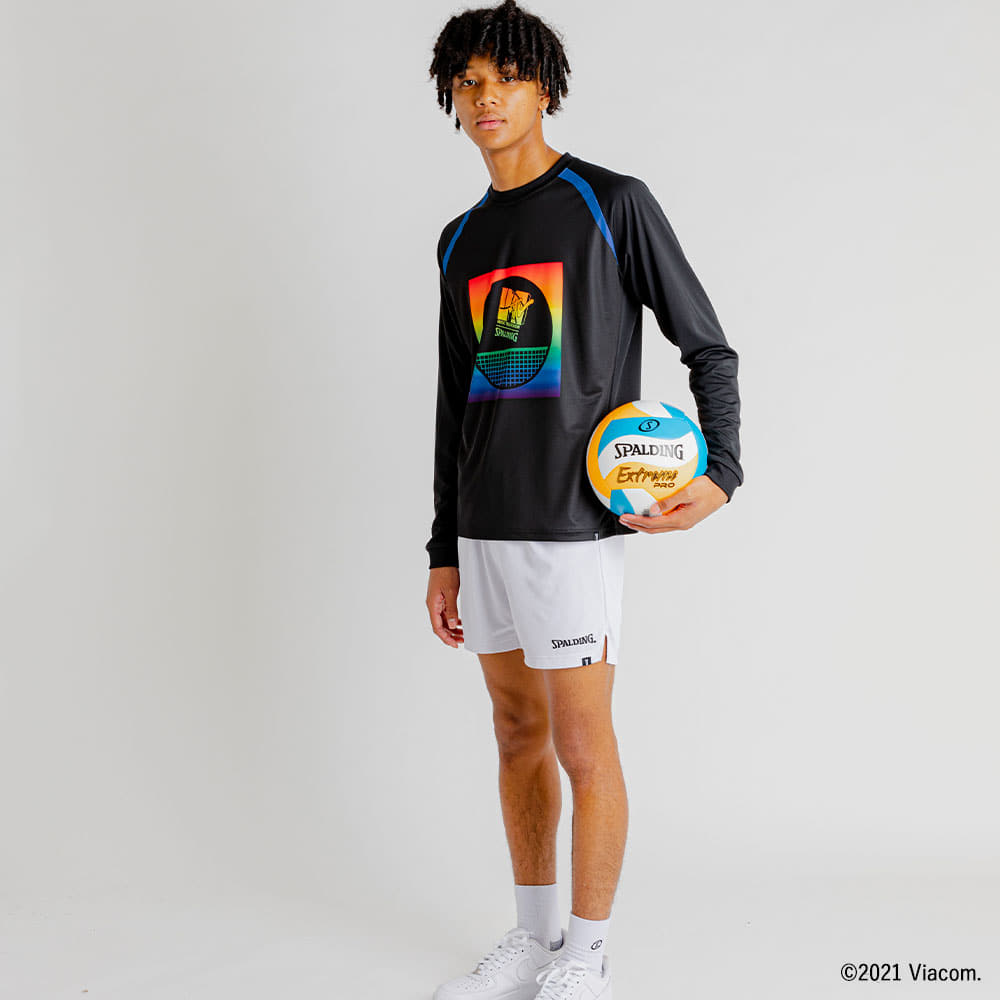 バレーボールロングスリーブTシャツ MTVレインボー SMT211800