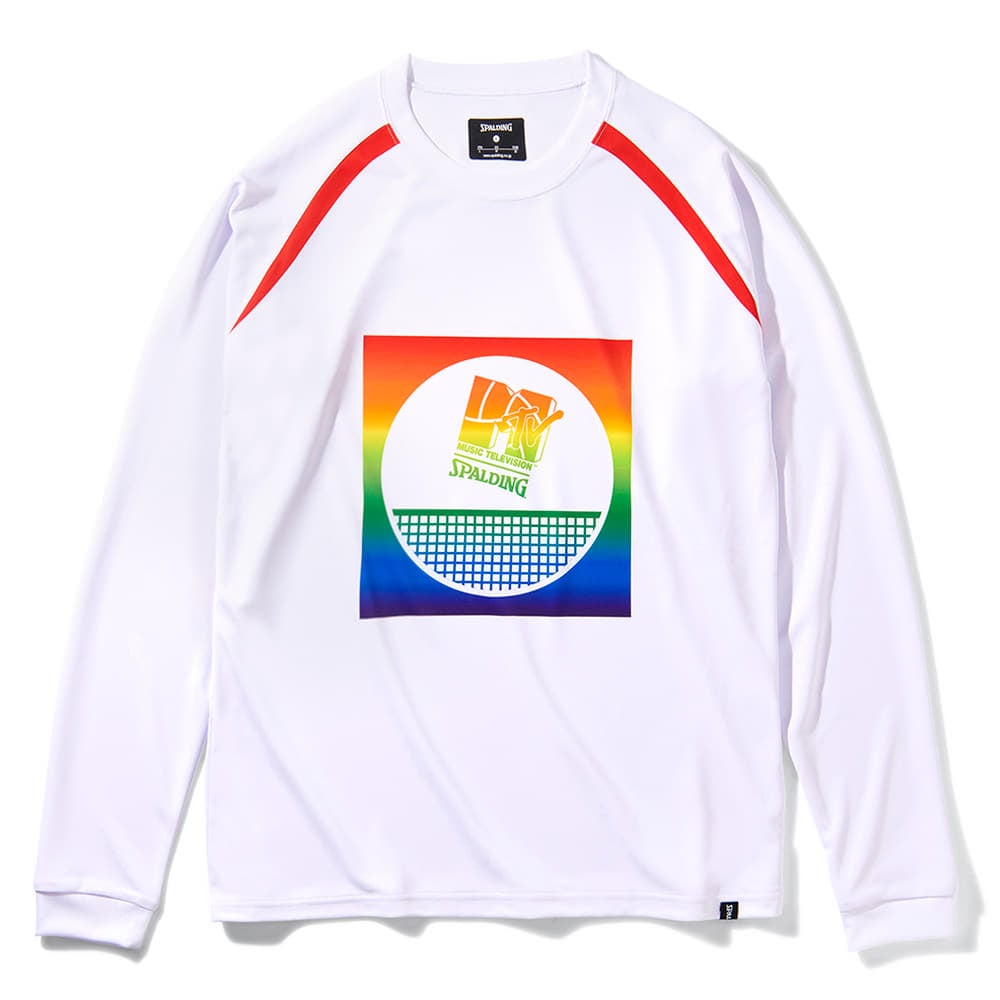 バレーボールロングスリーブTシャツ MTVレインボー SMT211800