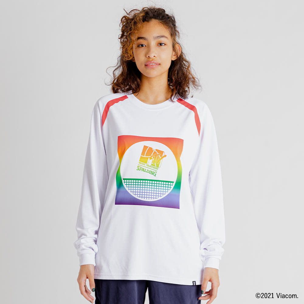 バレーボールロングスリーブTシャツ MTVレインボー SMT211800