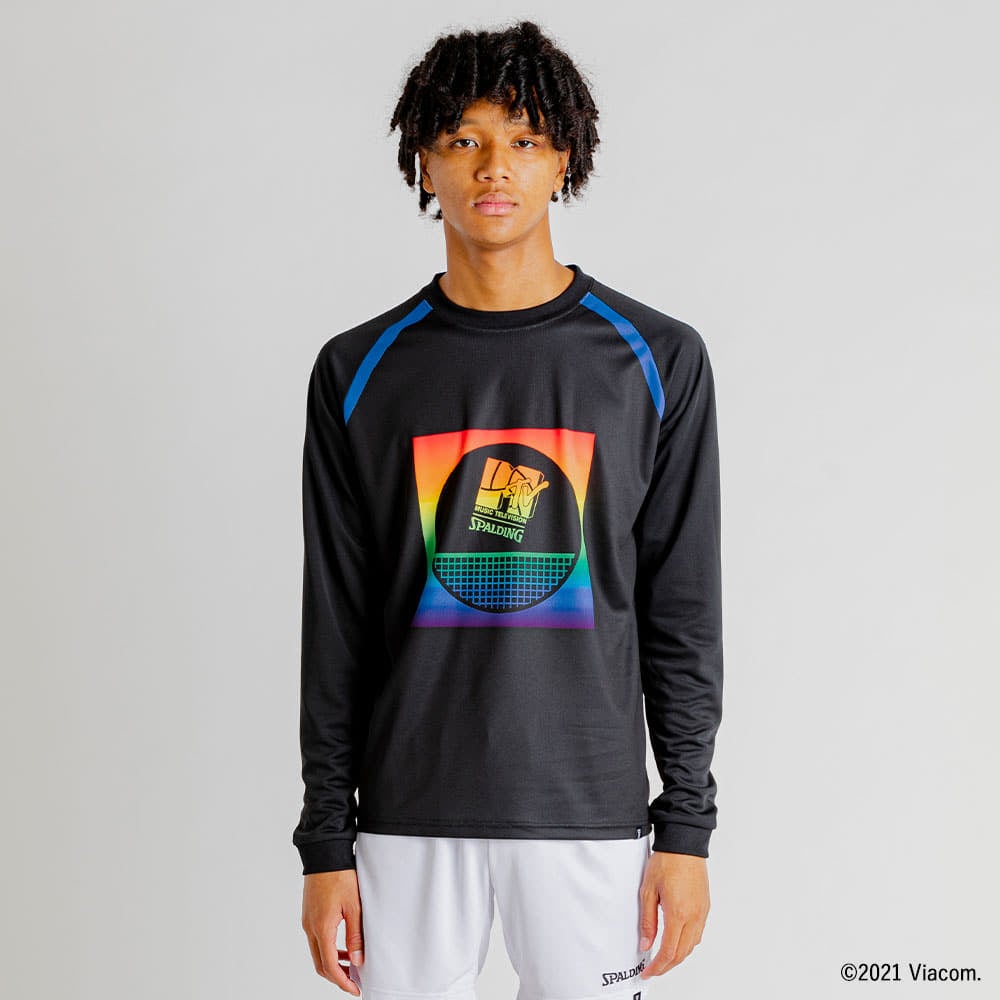 バレーボールロングスリーブTシャツ MTVレインボー SMT211800
