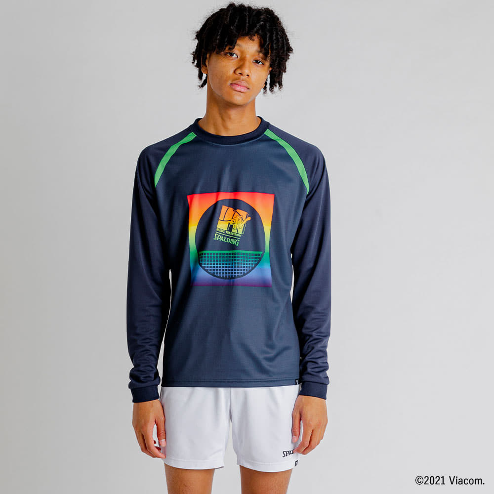 バレーボールロングスリーブTシャツ MTVレインボー SMT211800