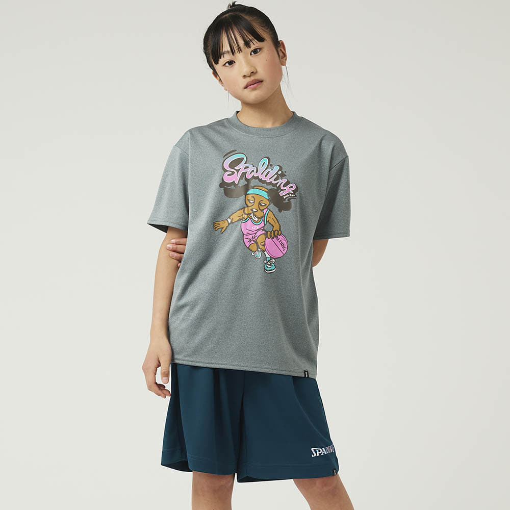 【Early Summer SALE：40%OFF 6/4 0時～6/18 23時59分まで】ジュニアTシャツ ビーグル レッツ プレイ フープス SJT24162【3カラー展開】