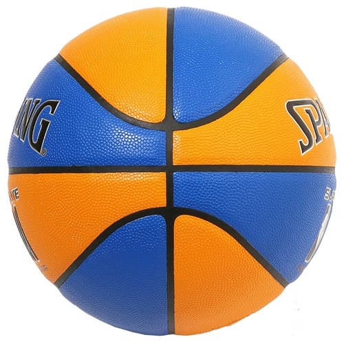 Nba スーパーフライト ブルー オレンジ 合成皮革 7号球 Nbaロゴ入り 76 349z スポルディングジャパン公式サイト