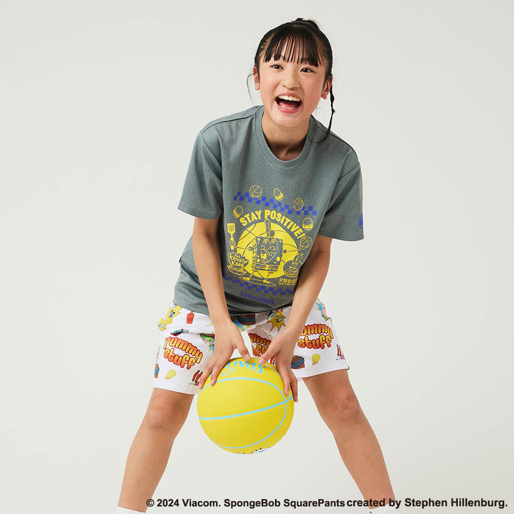 【Early Summer SALE：40%OFF 6/4 0時～6/18 23時59分まで】ジュニアTシャツ スポンジ・ボブ フレッシュ オフ ザ グリル SJT24166S【4カラー展開】
