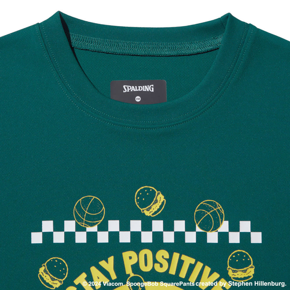 【Early Summer SALE：40%OFF 6/4 0時～6/18 23時59分まで】ジュニアTシャツ スポンジ・ボブ フレッシュ オフ ザ グリル SJT24166S【4カラー展開】