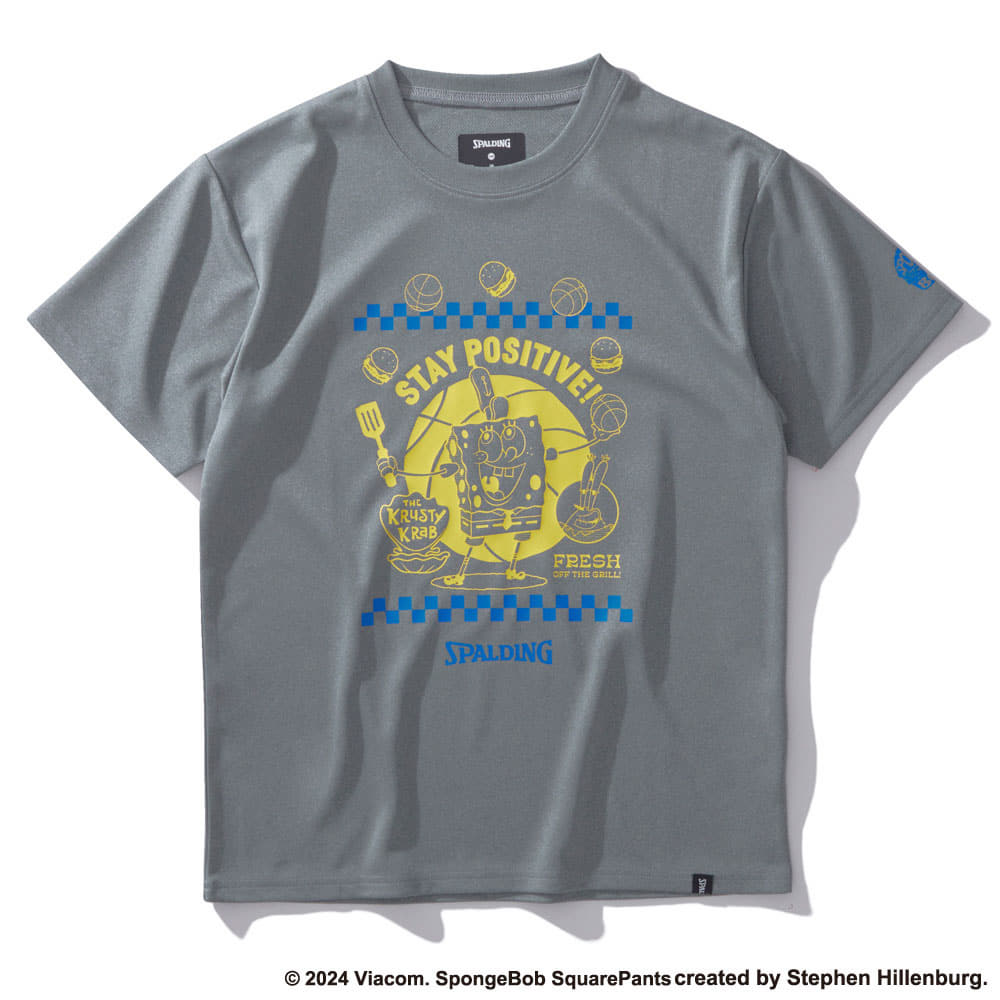 【Early Summer SALE：40%OFF 6/4 0時～6/18 23時59分まで】ジュニアTシャツ スポンジ・ボブ フレッシュ オフ ザ グリル SJT24166S【4カラー展開】