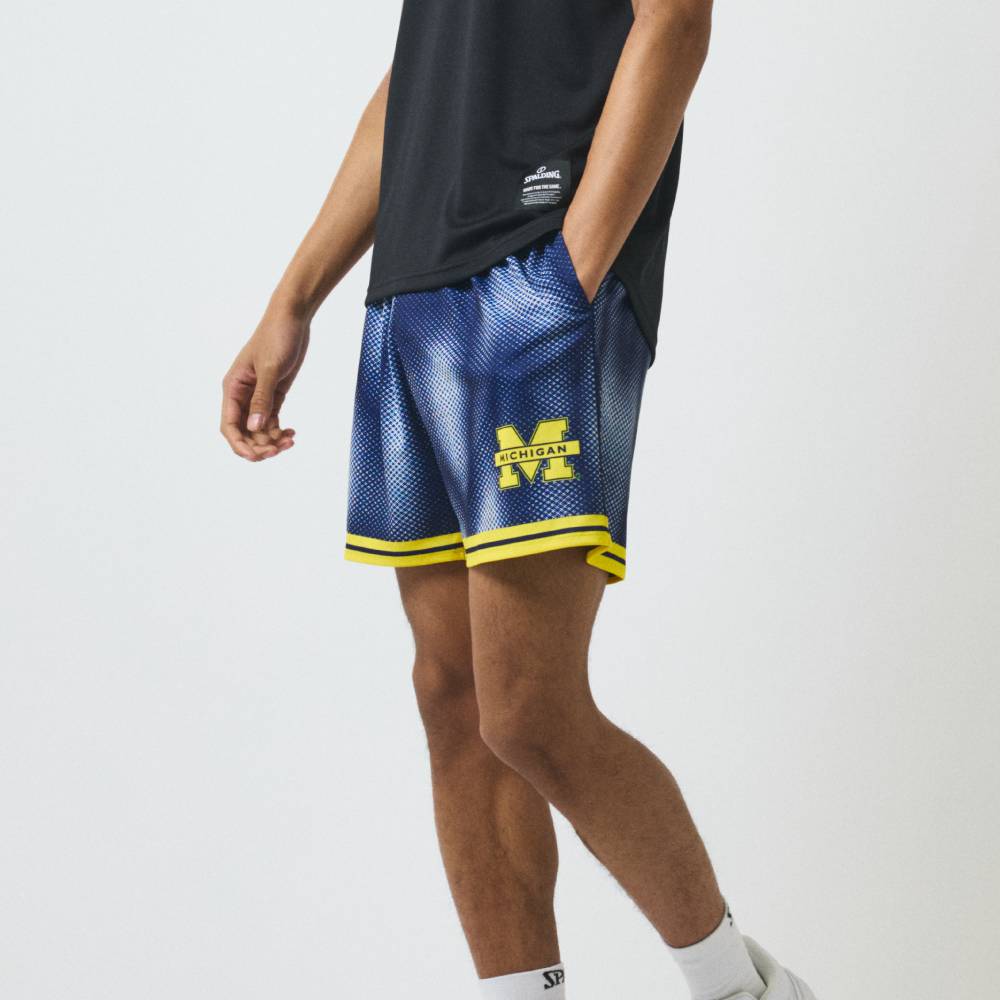 ミシガン　Michigan　バスパン　光沢イエロー　LL 7/3(金)発売】ジャージーショーツ ミシガン ハーフトーン SMP26133M【2