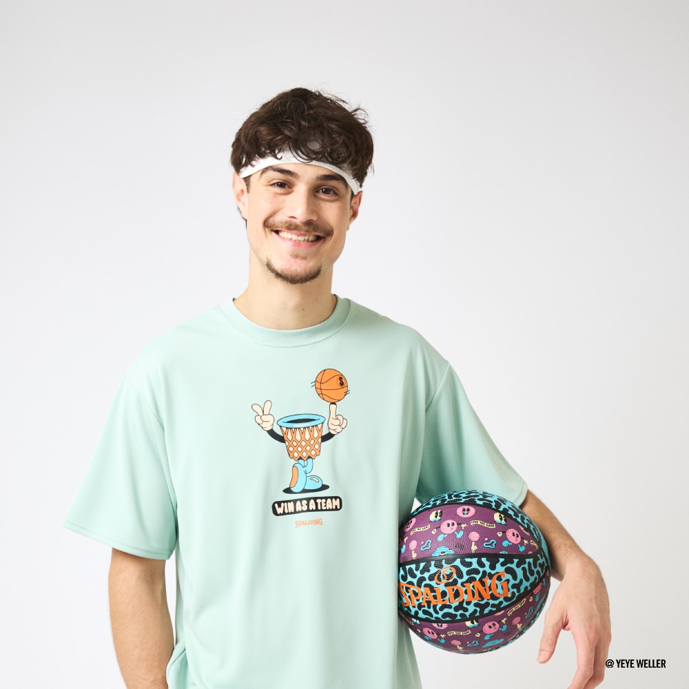 イェイェ・ウェラー ストリート スウィッシュ ターコイズ×マルーン 7号