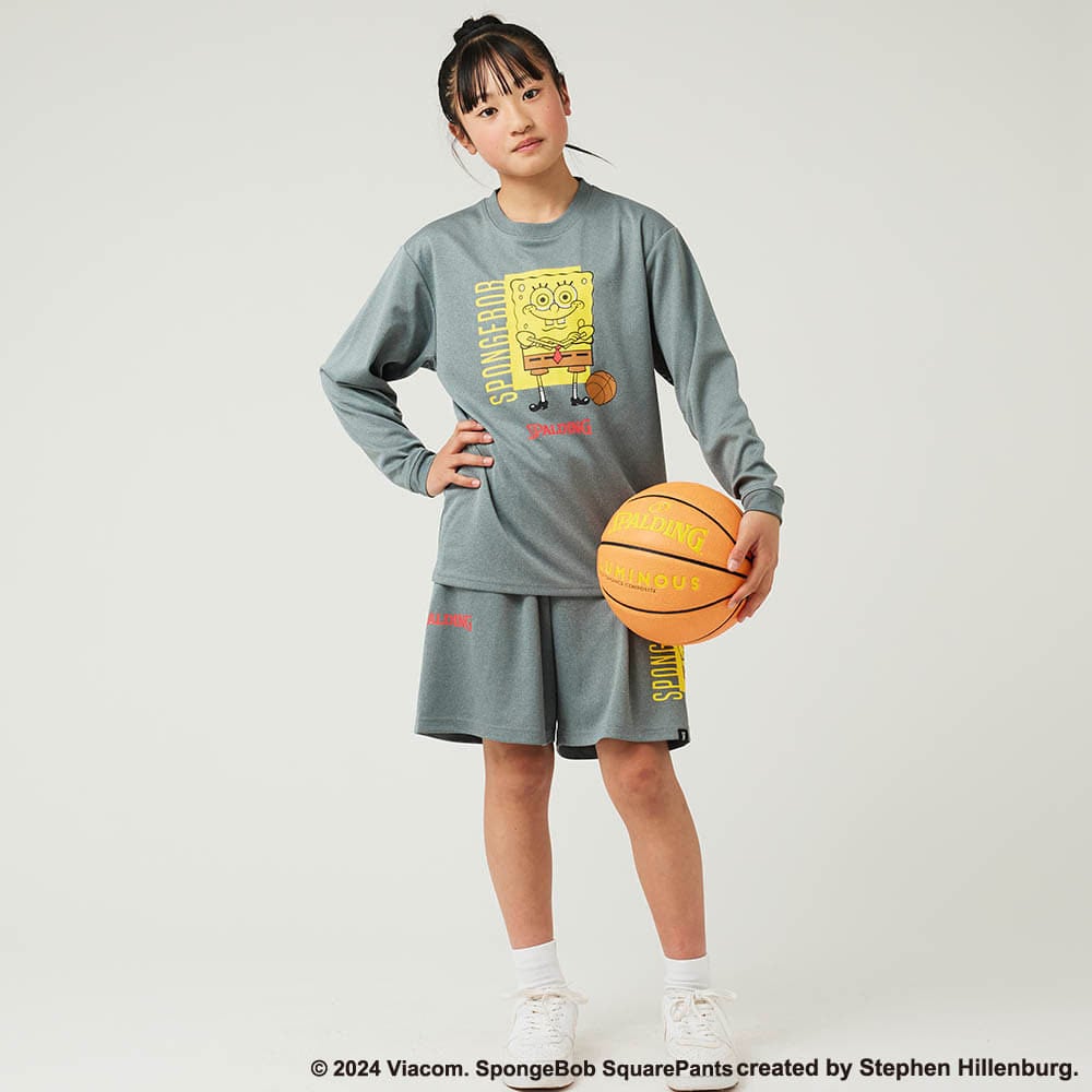 ジュニア プラクティス パンツ スポンジ・ボブ バスケットボール フリーク SJP24168S【3カラー展開】
