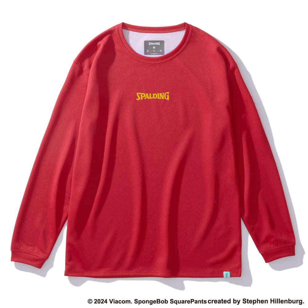 【Early Summer SALE：40%OFF 6/4 0時～6/18 23時59分まで】ジュニア ロングスリーブTシャツ パトリック スター ビッグフェイス SJT24170S【2カラー展開】