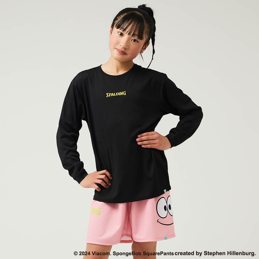 【Early Summer SALE：40%OFF 6/4 0時～6/18 23時59分まで】ジュニア ロングスリーブTシャツ パトリック スター ビッグフェイス SJT24170S【2カラー展開】