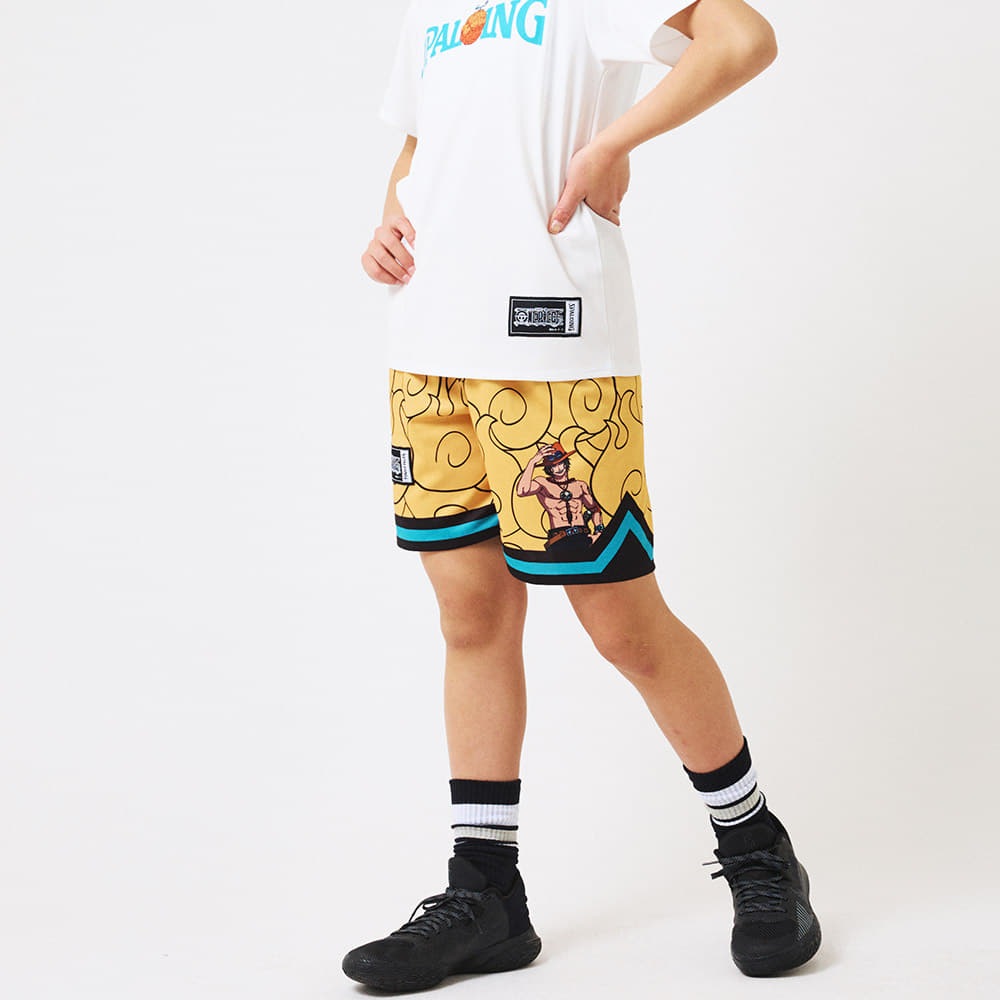 ジュニア ジャージーショーツ ONE PIECEメラメラの実 SJP25164P 【1カラー展開】