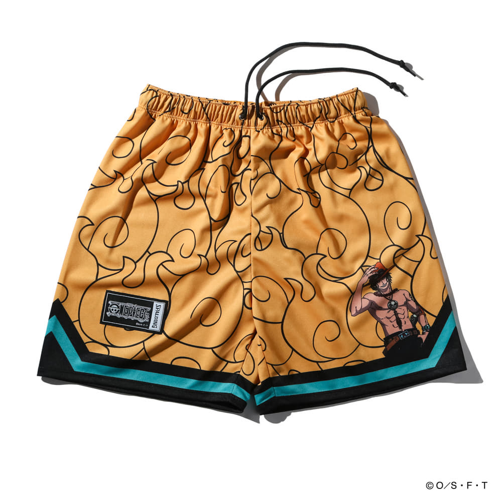 ジュニア ジャージーショーツ ONE PIECEメラメラの実 SJP25164P 【1カラー展開】