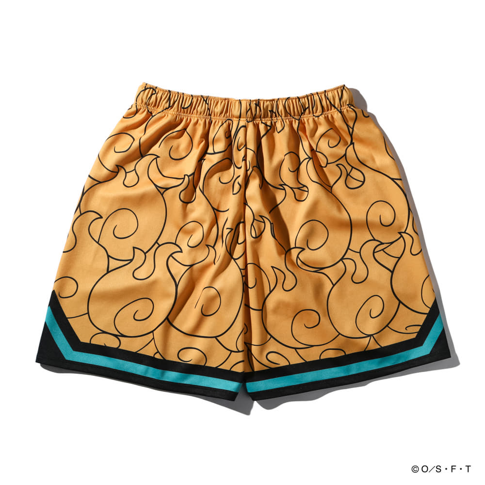 ジュニア ジャージーショーツ ONE PIECEメラメラの実 SJP25164P 【1カラー展開】