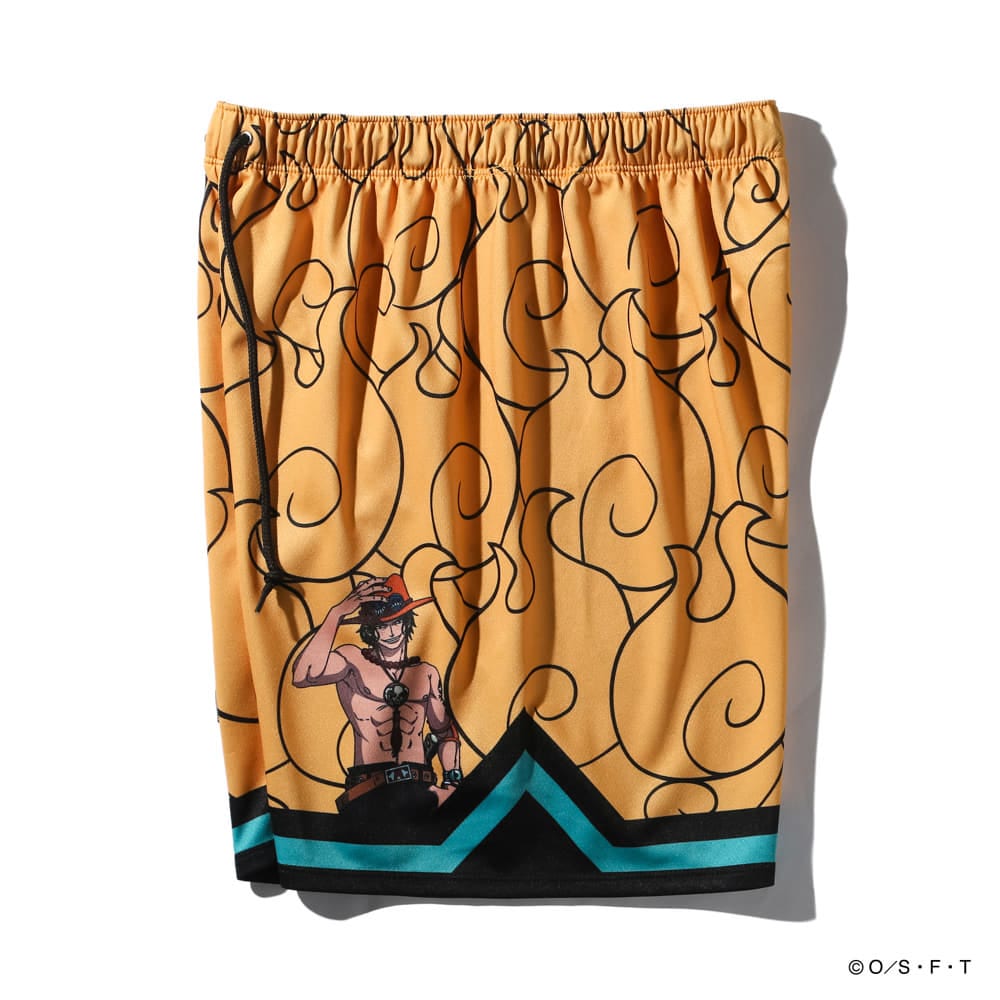 ジュニア ジャージーショーツ ONE PIECEメラメラの実 SJP25164P 【1カラー展開】