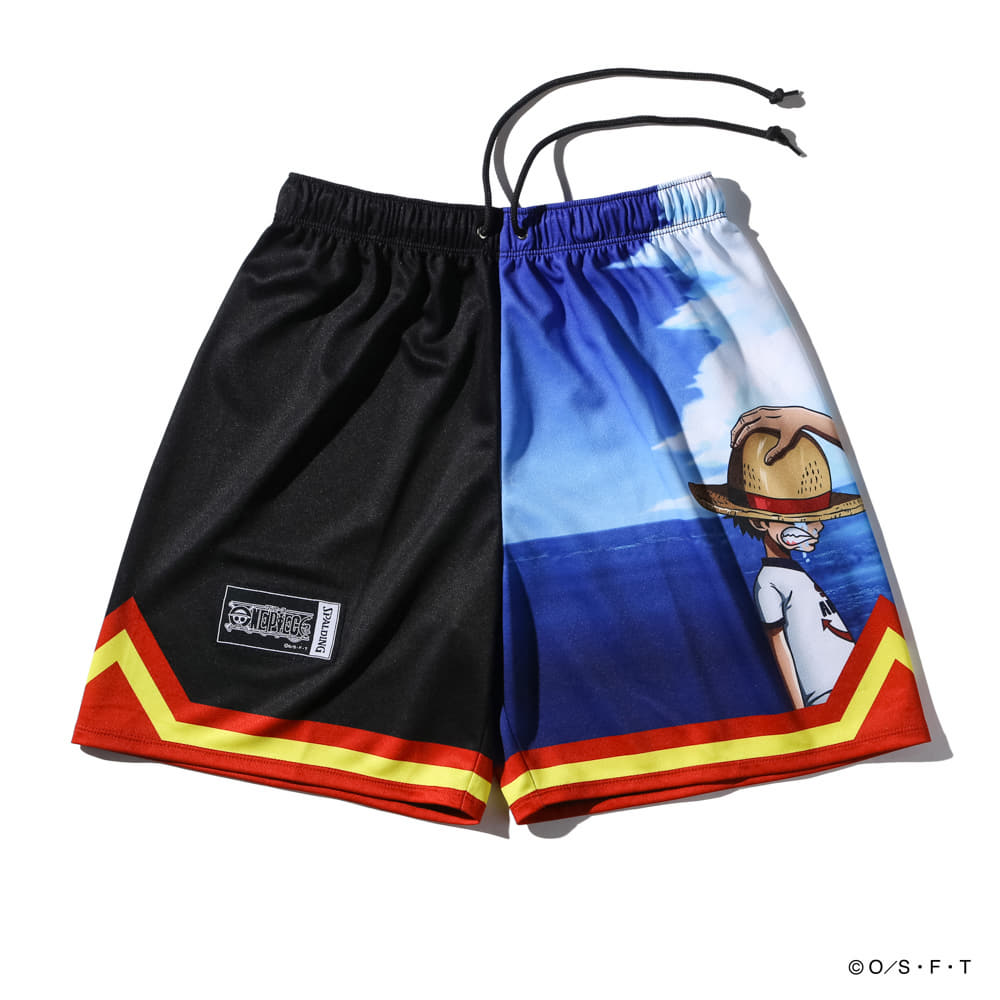 ジュニア ジャージーショーツ ONE PIECE ルフィ＆シャンクス SJP25166P 【1カラー展開】
