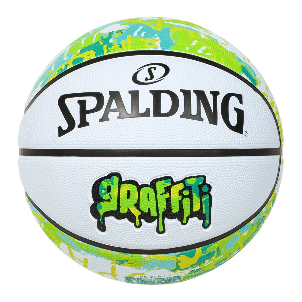 グラフィティ グリーン×イエロー ラバー 5号球 85-268J