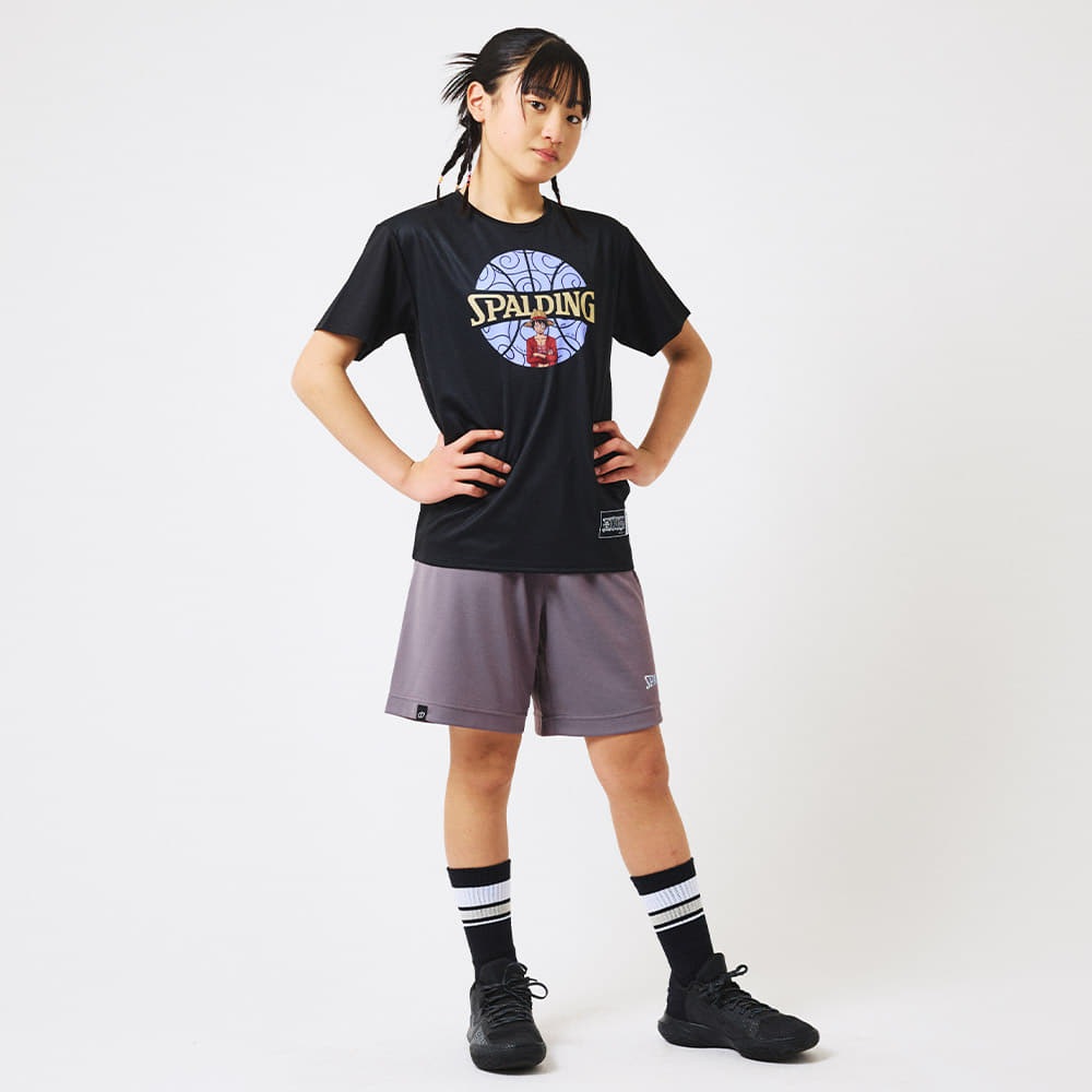 ジュニア Tシャツ ONE PIECEゴムゴムの実 ボールプリント SJT25157P 【3カラー展開】