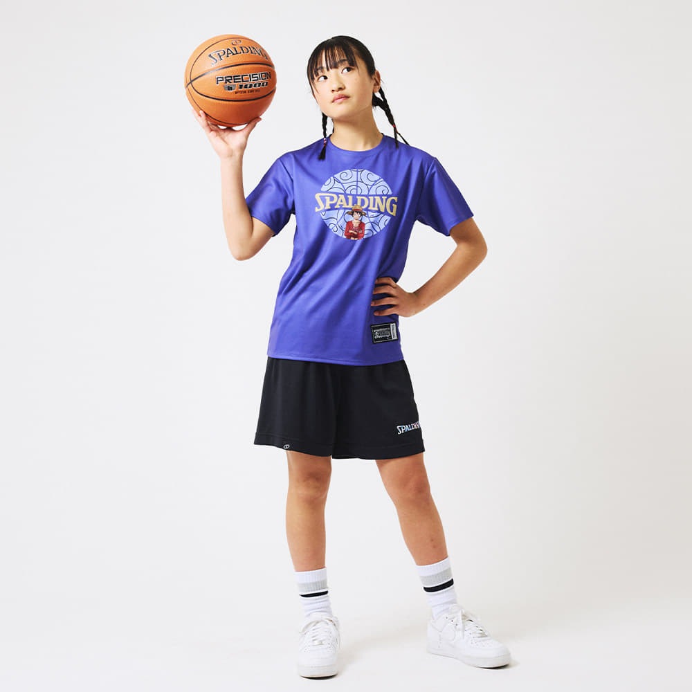 ジュニア Tシャツ ONE PIECEゴムゴムの実 ボールプリント SJT25157P 【3カラー展開】