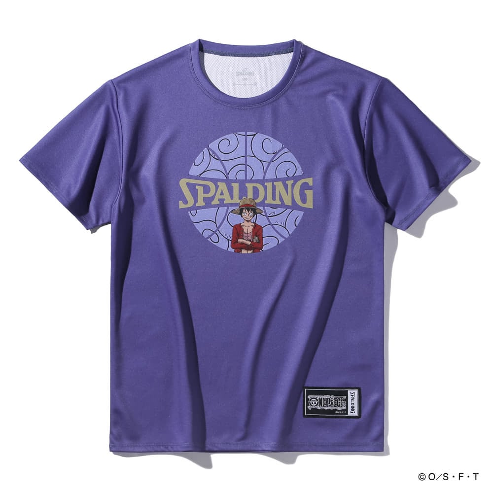 ジュニア Tシャツ ONE PIECEゴムゴムの実 ボールプリント SJT25157P 【3カラー展開】