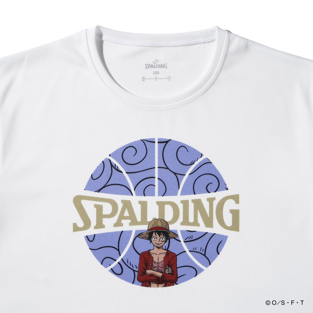 ジュニア Tシャツ ONE PIECEゴムゴムの実 ボールプリント SJT25157P 【3カラー展開】