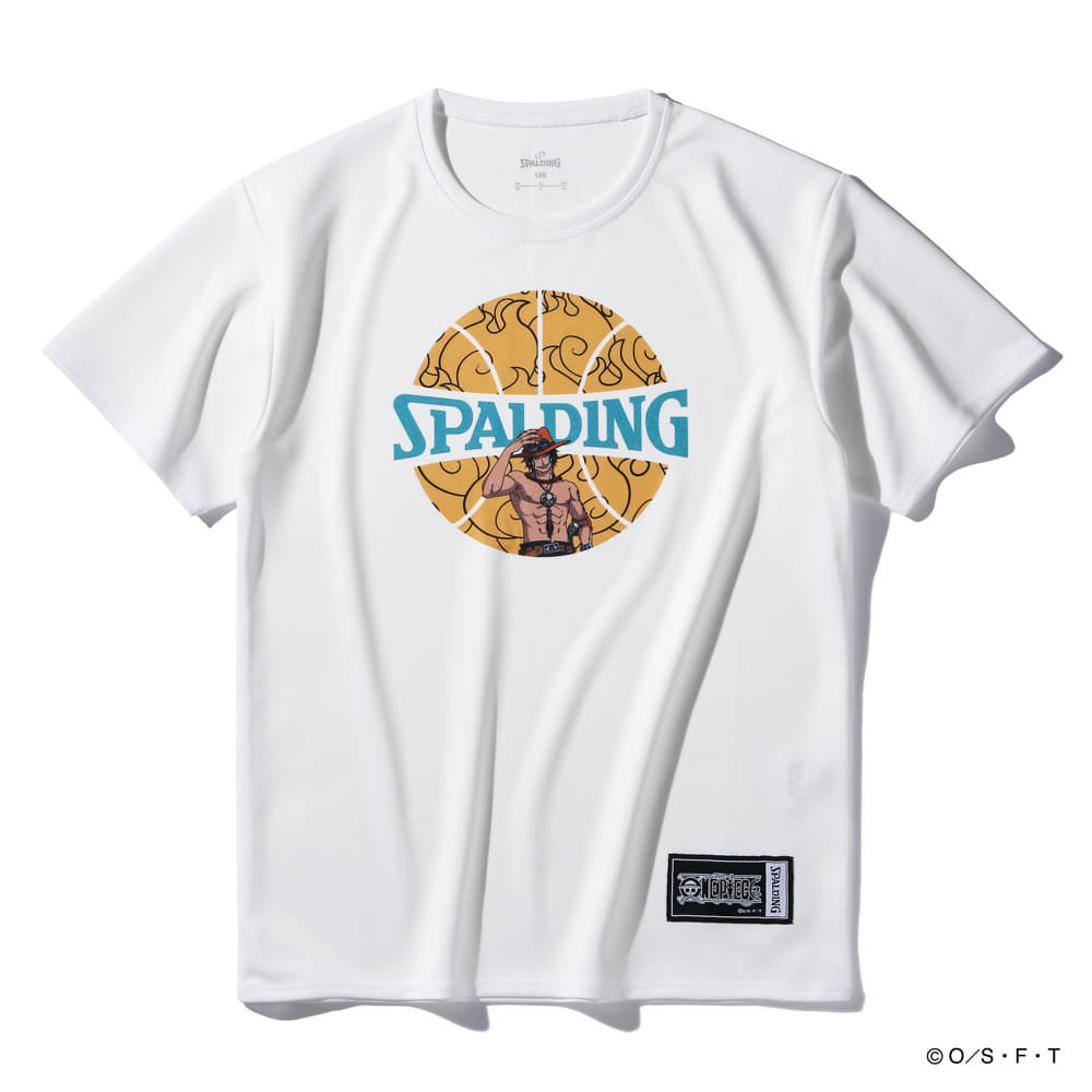 ジュニア Tシャツ ONE PIECEメラメラの実 ボールプリント SJT25158P 【3カラー展開】